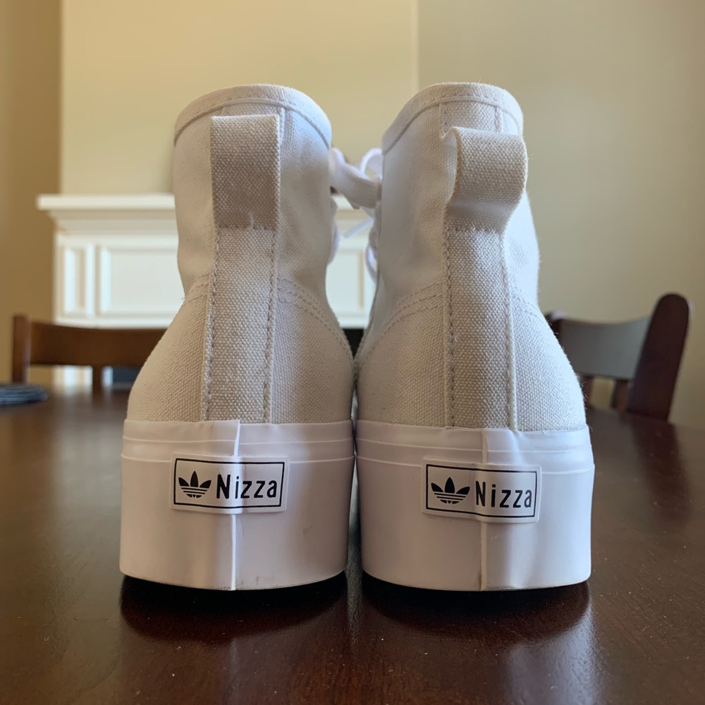 Ice White Nizza Adidas Platform Sneaker